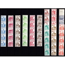 BERLIN. Lot med 5-stribet med nr. Dobbeltplanche. Postfrisk.